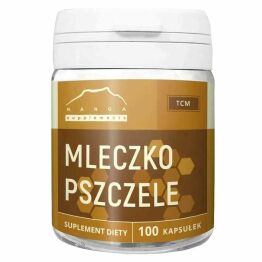 Mleczko Pszczele Liofilizowane 100 Kapsułek 200 mg - Nanga