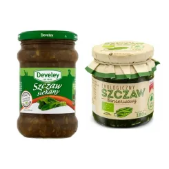 Szczaw Siekany Konserwowy 300 g Develey + Szczaw Konserwowy EKO 180 g - Dary Natury