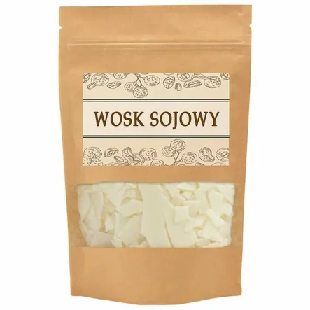 Wosk Sojowy Naturalny 500 g - Vitafarm - Przecena Krótka Data Minimalnej Trwałości