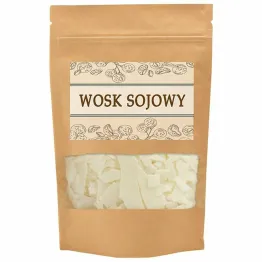 Wosk Sojowy Naturalny 500 g - Vitafarm - Przecena Krótka Data Minimalnej Trwałości