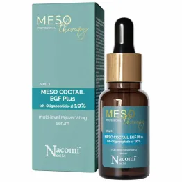 Odmładzający Koktajl do Twarzy z EGF Plus 15 ml - Nacomi Meso Therapy