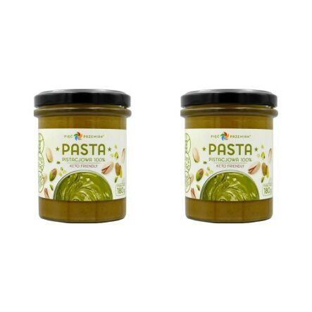 2 x Pasta Pistacjowa 100% 180 g - Pięć Przemian