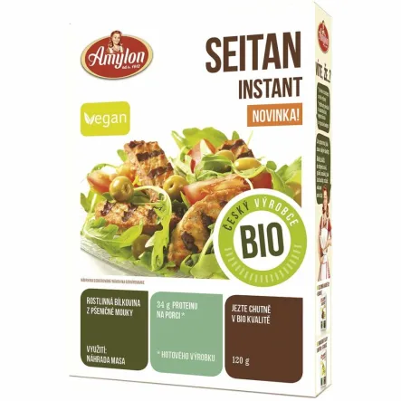 Seitan w Proszku (Gluten Pszenny, Białko Pszenne) Bio 120 g - Amylon 