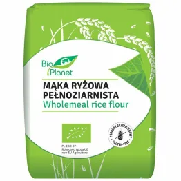 Mąka Ryżowa Pełnoziarnista Bezglutenowa Bio 1kg - Bio Planet