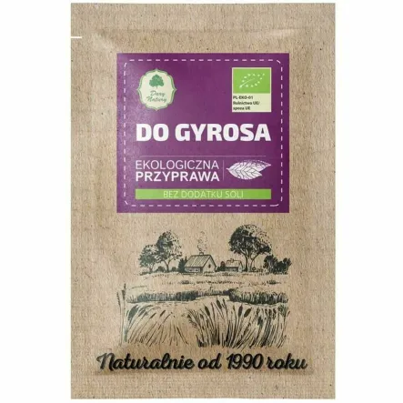Przyprawa do Gyrosa Bez Dodatku Soli Bio 20 g - Dary Natury