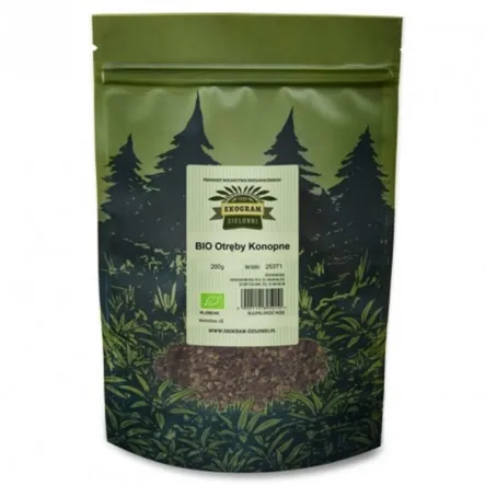 Bio Otręby Konopne 200 g Ekogram Zielonki