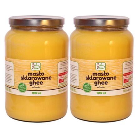 Zestaw 2 x Masło Sklarowane Ghee 1600 ml Palce Lizać