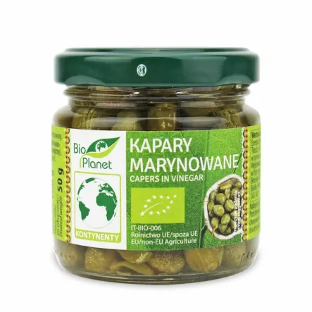 Kapary Marynowane Bio 100 g (50 g) - Bio Planet