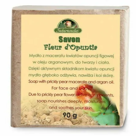 Mydło z Maceratu Kwiatu Opuncji Figowej 90 g - Maroko Produkt