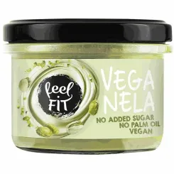 Krem Wegański o Smaku Pistacjowym Bez Dodatku Cukru 200 g - Feel Fit