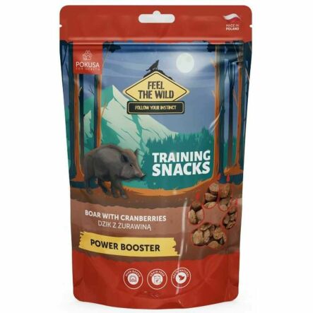 Smaczki Treningowe Dla Psa - Dzik z Żurawiną 200 g - Pokusa