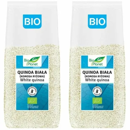 Zestaw 2 x Quinoa Biała (Komosa Ryżowa) Bio 1 kg - Bio Planet