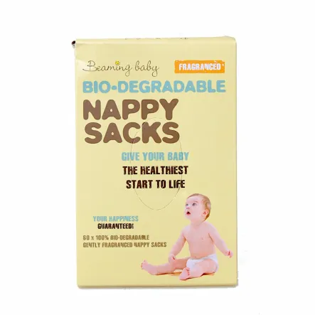 Biodegradowalne Zapachowe Worki na Pieluszki 60 Sztuk - Beaming Baby