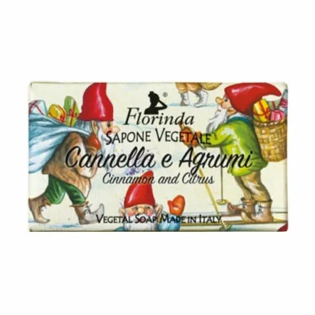 Xmas Mydło w Kostce Cynamon i Cytrusy 100 g - Florinda