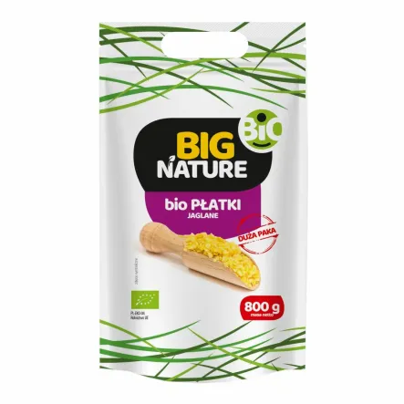 Płatki Jaglane Bio 800 g - Big Nature (data: 31.03.2025)