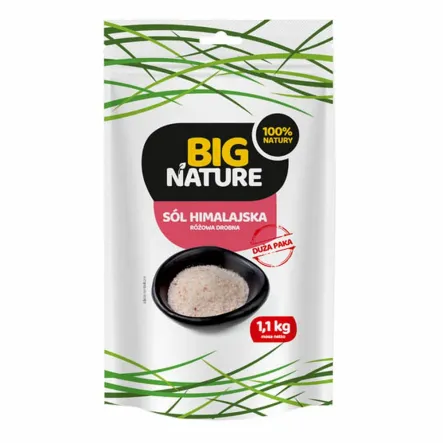 Sól Himalajska Rożowa Drobna 1,1 kg  - Big Nature