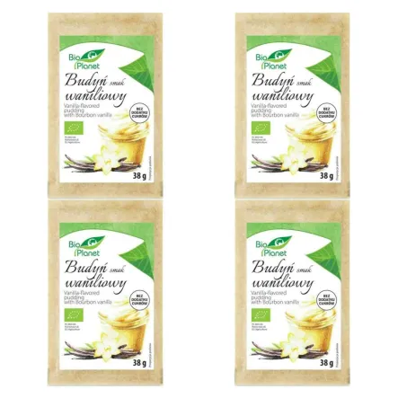 4 x Budyń o Smaku Waniliowym Bio 38 g - Bio Planet