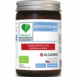 Astaksantyna Bio 8 mg 30 Kapsułek - BeOrganic