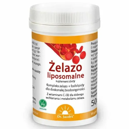 Żelazo Lipsomalne 50 g - Dr.Jacob's