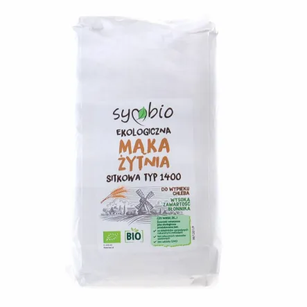 Mąka Żytnia Sitkowa Typ 1400  Bio 1kg - Symbio