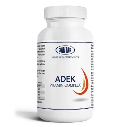 Witamina ADEK 90 Kapsułek - Jantar - Wyprzedaż