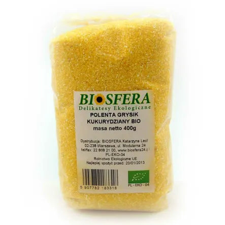 Polenta (Grysik Kukurydziany) Bio 400 G Biosfera