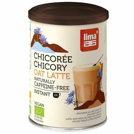 Kawa Zbożowa Instant Owsiana z Cykorią Latte Bio 100 g - Lima