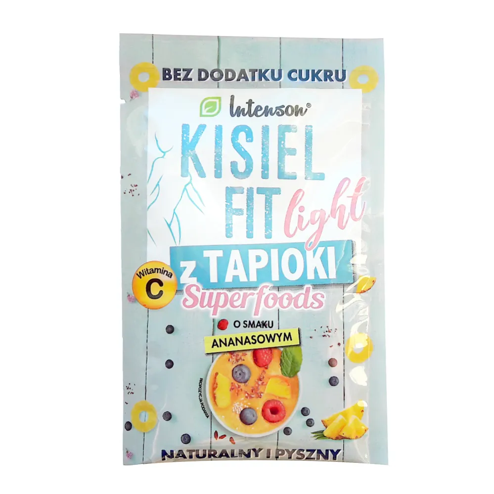 Kisiel Fit z Tapioki  z Baobabem Smak Ananasowy 30 g - Intenson