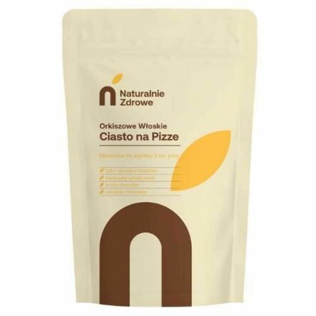 Ciasto na Pizzę z Mąki Orkiszowej 500 g - Naturalnie Zdrowe