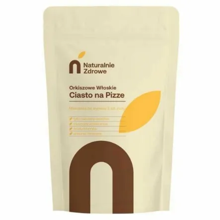 Ciasto na Pizzę z Mąki Orkiszowej 500 g - Naturalnie Zdrowe