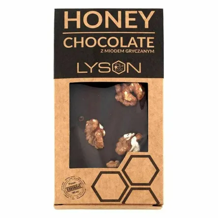 Czekolada Deserowa z Miodem Gryczanym 100 g - Łysoń