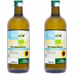2 x Olej Słonecznikowy do Smażenia Bio 1 l - Crudolio