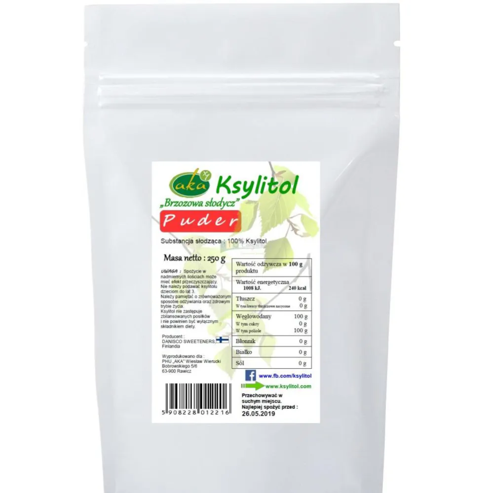 Ksylitol Puder Fiński 0,25 kg - Danisco Sweeteners