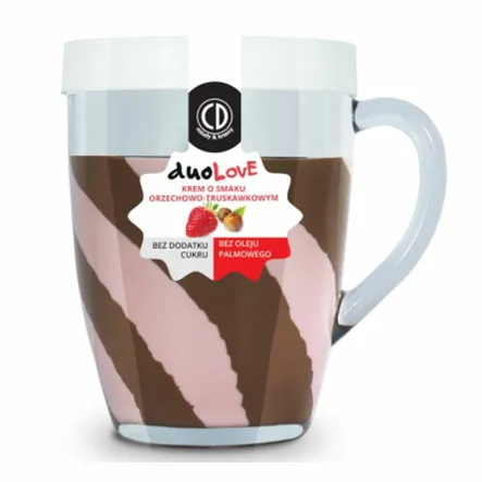 Krem Duolove Orzechowo Truskawkowy (Szklanka) 300 g CD