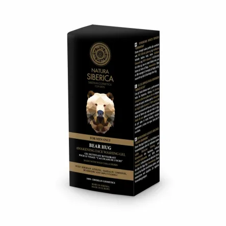Żel do Mycia Twarzy Pobudzający Men 150 ml - Natura Siberica