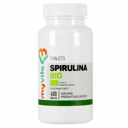 Spirulina Bio 250 mg 400 Tabletek - MyVita