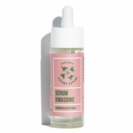 Serum Kwasowe - Szarotka Alpejska 30 ml - 4 Szpaki - Wyprzedaż
