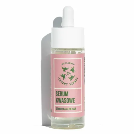 Serum Kwasowe - Szarotka Alpejska 30 ml - 4 Szpaki - Wyprzedaż