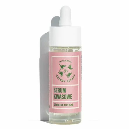 Serum Kwasowe - Szarotka Alpejska 30 ml - 4 Szpaki - Wyprzedaż