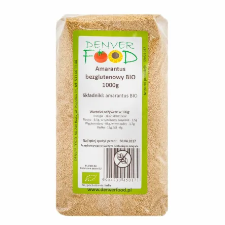 Amarantus Bezglutenowy Bio 1 kg - Denver