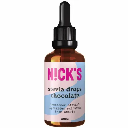Słodzik w Płynie Stevia Drops Chocolate 50 ml - Nicks
