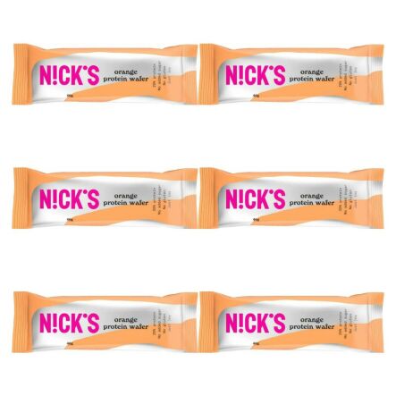 6 x Wafelek Proteinowy Bezglutenowy o Smaku Pomarańczowym w Czekoladzie Mlecznej 40 g - Nicks
