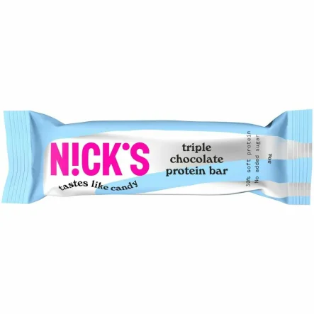 Baton Proteinowy z Kremem Czekoladowym w Mlecznej Czekoladzie 50 g - Nicks