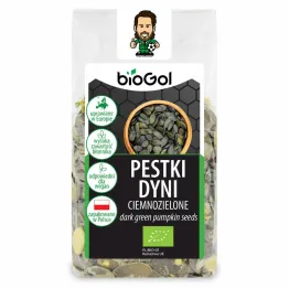 Pestki Dyni Ciemnozielone Bio 150 g - Biogol