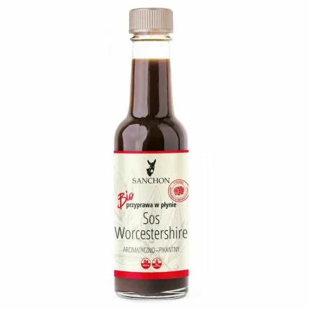 Sos Worcestershire Wegański Bio 140 ml - Sanchon