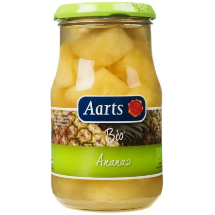 Ananas Kawałki w Zalewie Bio 350 g Aarts - Wyprzedaż
