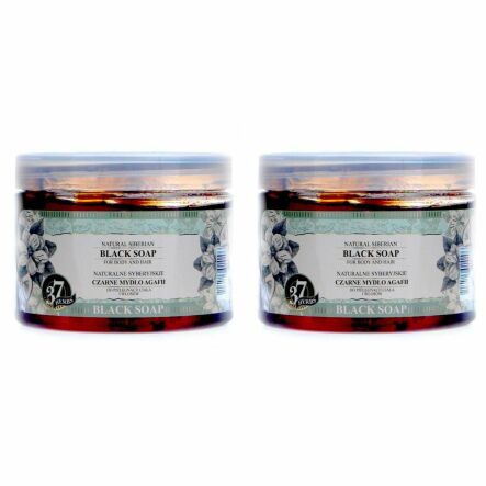 Zestaw 2 x Syberyjskie Czarne Mydło 500 ml Agafi - Babuszka Agafia