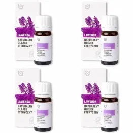 Zestaw 4 x Naturalny Olejek Eteryczny Lawendowy 10 ml - Naturalne Aromaty