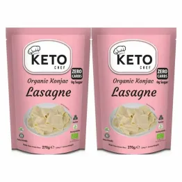 2 x Makaron Keto (Konjac Typu Noodle Lasagne)  Bio 270 g (200 g)  - Keto Chef