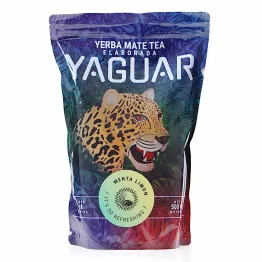 Yerba Mate Yaguar Menta Limon 500 g - Venusti